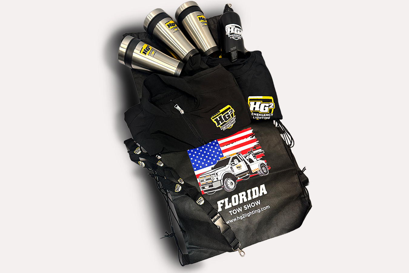 Cups, Shirts, Tote Bags and other branded articles
